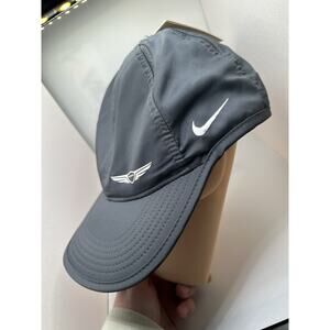 Nike NEW Dri-Fit Featherlight Unstructured Hat Gray Genesis Motors